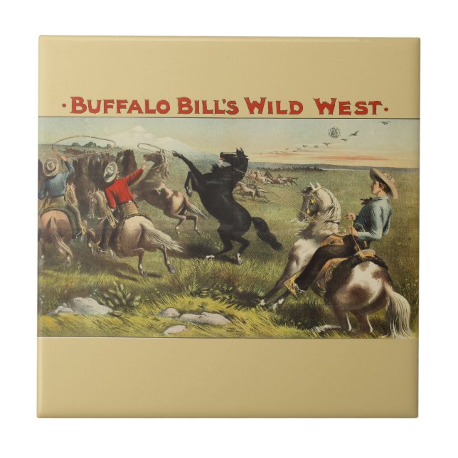 Cavalos Selvagens Oeste de Buffalo Bill (Frente)