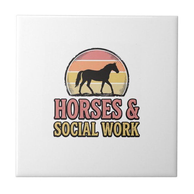 Cavalos & Trabalho Social Projeto Vetorial Retro p (Frente)