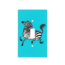 Cave Pony Plains Zebra SwitchPlate