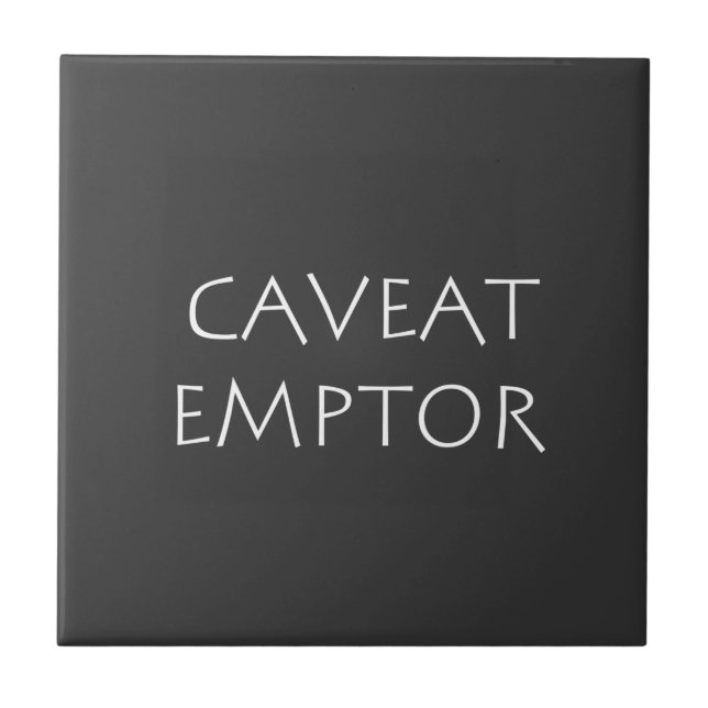 Caveat Emptor (Frente)