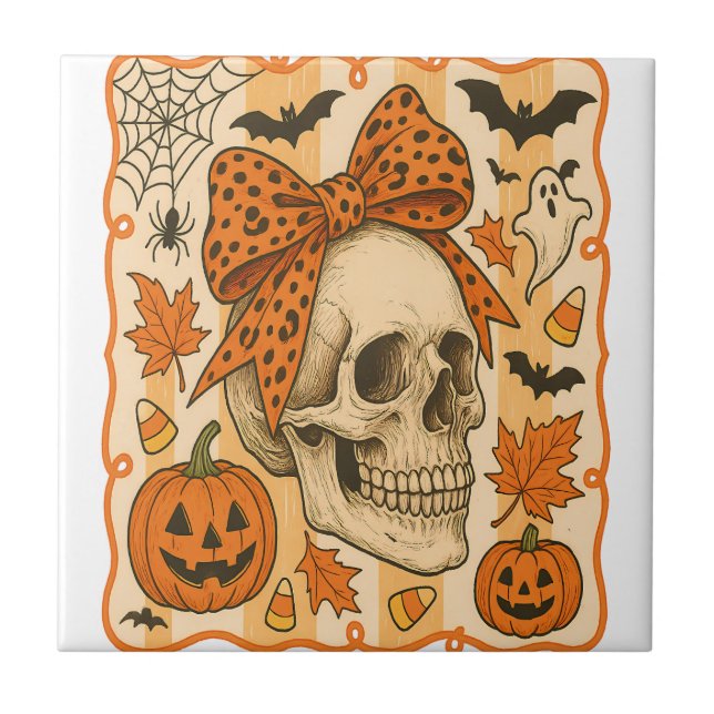 Caveira Assustadora Halloween (Frente)