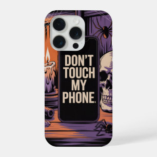Caveira Assustadora Não Toque No Meu Telefone