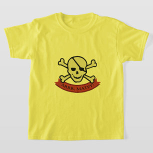 Caveira - Camisa T Básica Para Crianças