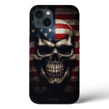 Caveira da Bandeira Americana 