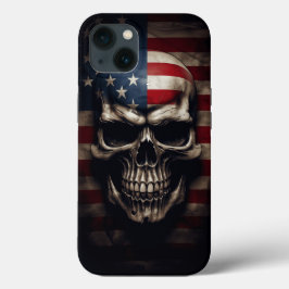 Caveira da Bandeira Americana 