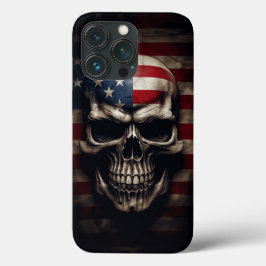 Caveira da Bandeira Americana 