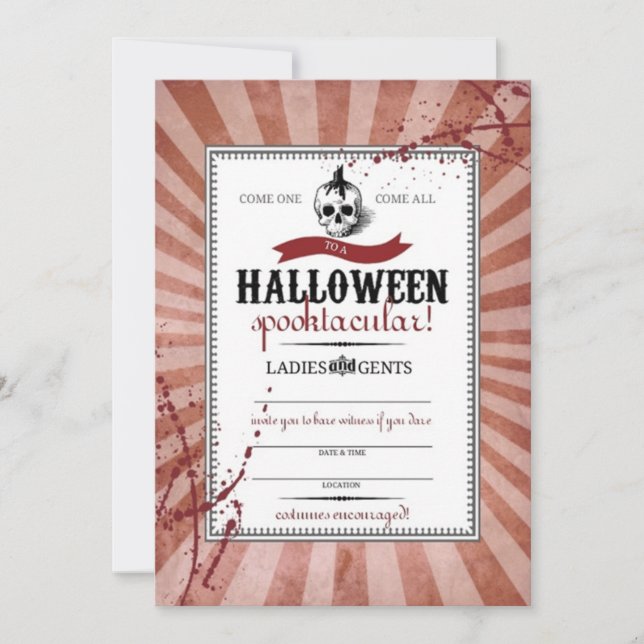 Caveira Estampunk Vermelha (Frente)