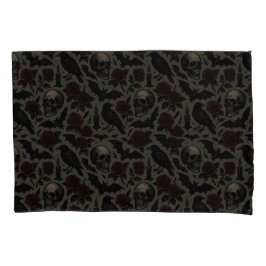 Caveira Floral Gótica do ornamentado com Detalhes