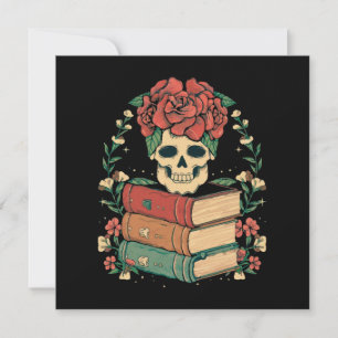Caveira Floral nos seus Livros