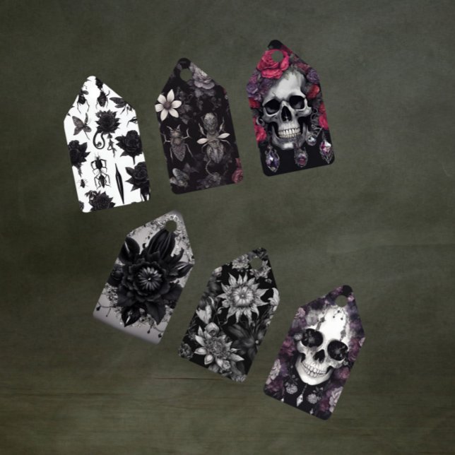 Caveira Gótica e Insetos Marcadores de Ephemera Sc (Criador carregado)