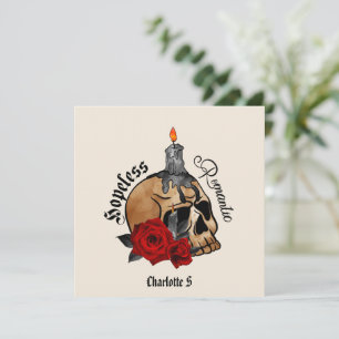 Caveira Gótica Sem Esperança Romântica