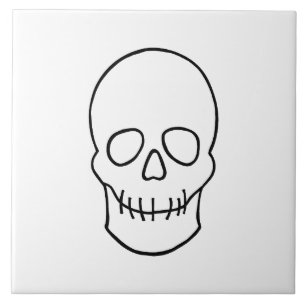 Caveira - Preto e Branco