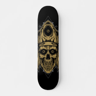 Caveira profana - Design personalizado do skate