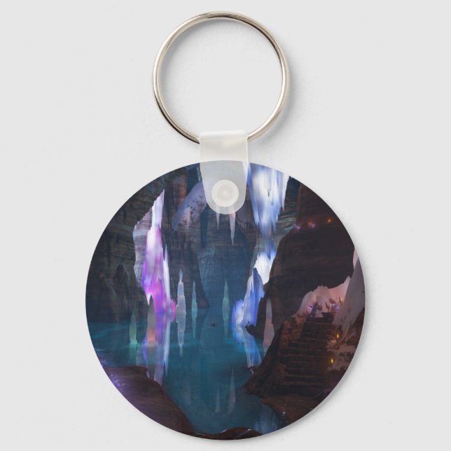 Cavernas reluzentes por Chaveiro noturno (Frente)