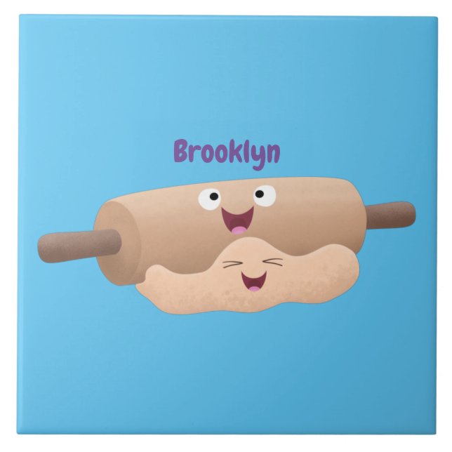 Cavilha rolante e cartoon para pastelaria (Frente)