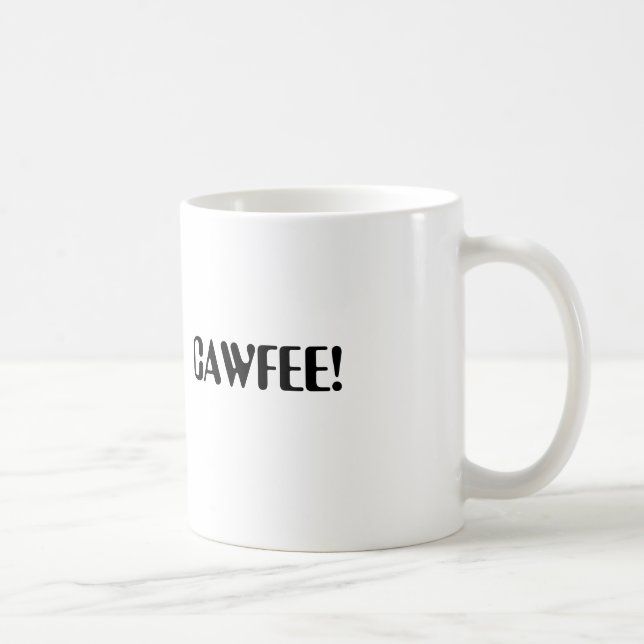 Cawfee! caneca (Direita)
