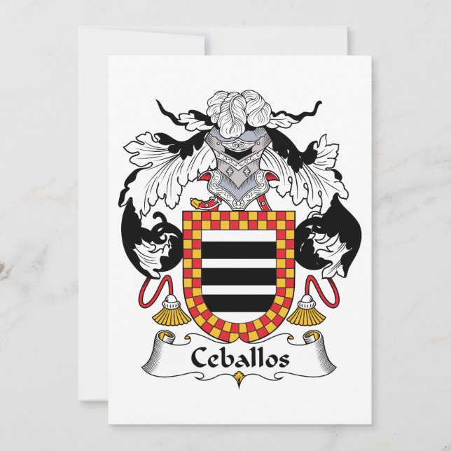 Ceballos Family Crest (Frente)