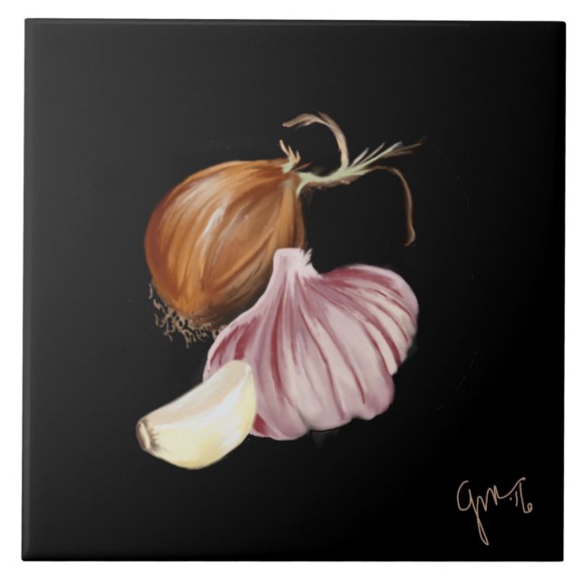 Cebola roxa e alho (Frente)