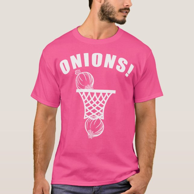 Cebolas Camisa de Basquete Bolas de Cebola (Frente)