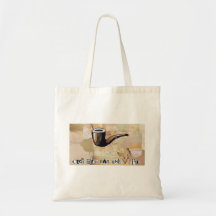 "Ceci n'est pas une pipe" inspirou bolsa de colage