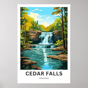 Cedar Falls Arkansas Viagem Impressão