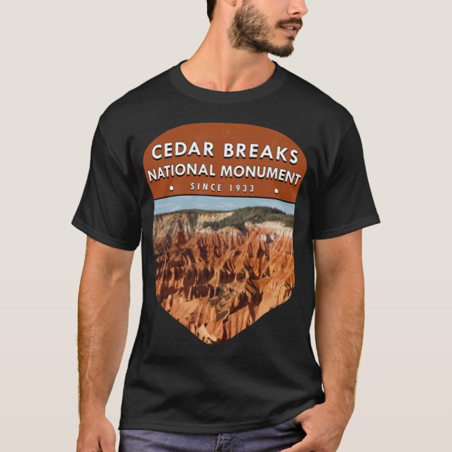 Cedar Quebra Camisa Clássica Monumento Nacional (Frente)