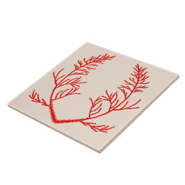 Cedar sai em um Azulejo cerâmico bege