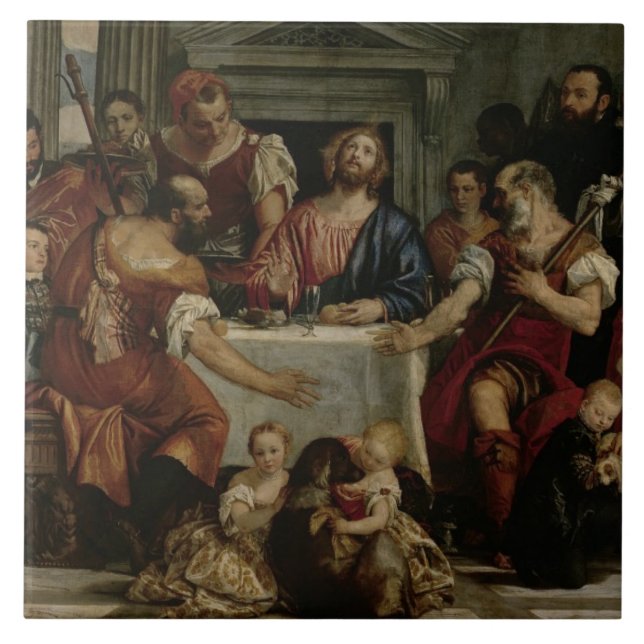 Ceia em Emmaus (óleo em canvas) (Frente)