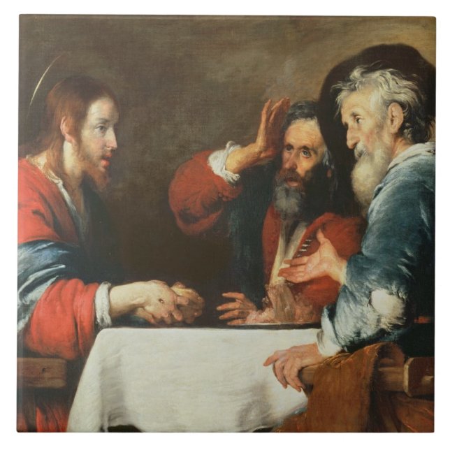 Ceia em Emmaus (óleo em canvas) 2 (Frente)