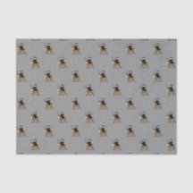 Ceifador em um lenço de papel da rena