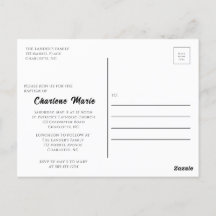 Celebração Batismo para Cartão de Posto Baptism