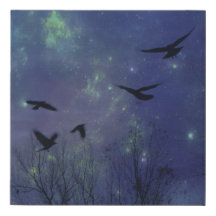 Celebração Celestial de Corvos