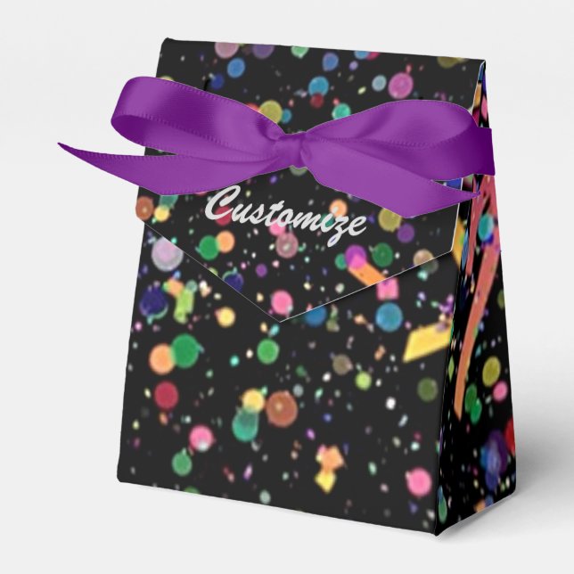 Celebração Confetti - Caixa de Favoritos (Frente)