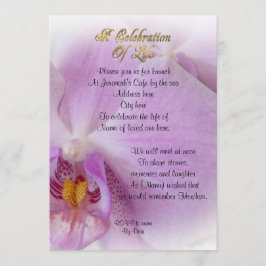 Celebração da Orquídea de Convite à Vida