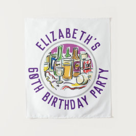 Celebração da tapeçaria de aniversário de 60 anos