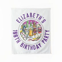 Celebração da tapeçaria de aniversário dos 100 ano