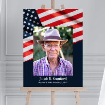 Celebração da Vida com Bandeira Americana Foto Mem