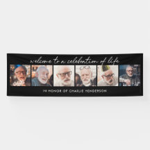 Celebração da Vida com Script Manuscrito de 6 Foto