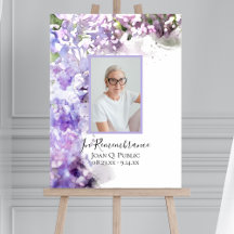 Celebração da Vida por Aquarelas de Flor Lilac Rox
