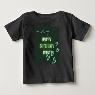 Celebração de Aniversário - Camiseta do Bebê