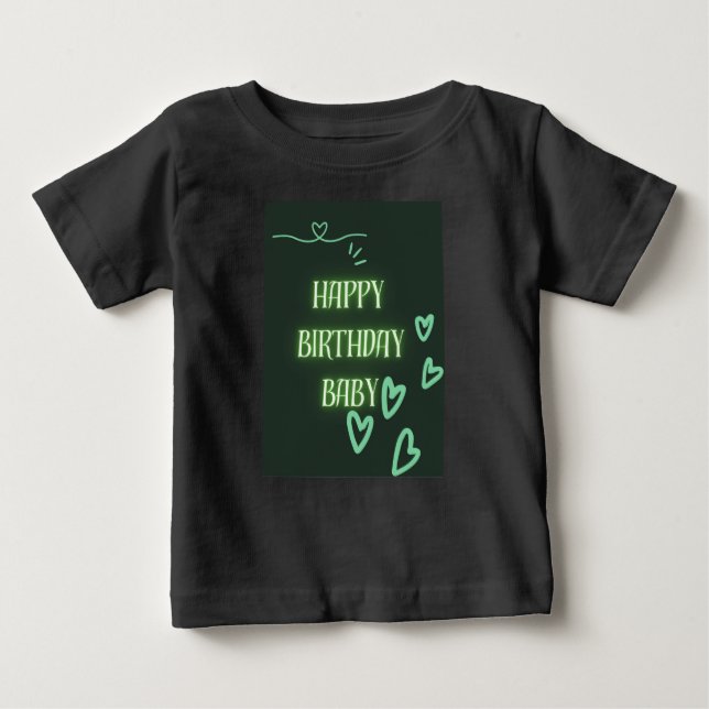 Celebração de Aniversário - Camiseta do Bebê (Frente)