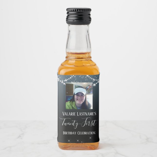 Celebração de aniversário de 21 anos Ombre Diamond (Frente)