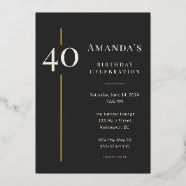Celebração de Aniversário de 40 Anos Black Gold