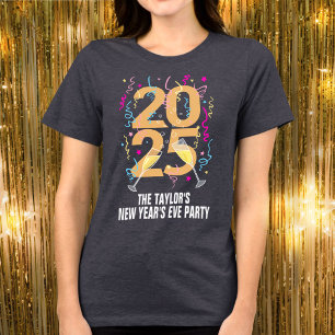 celebração de ano novo 2025 noite champanhe dourad