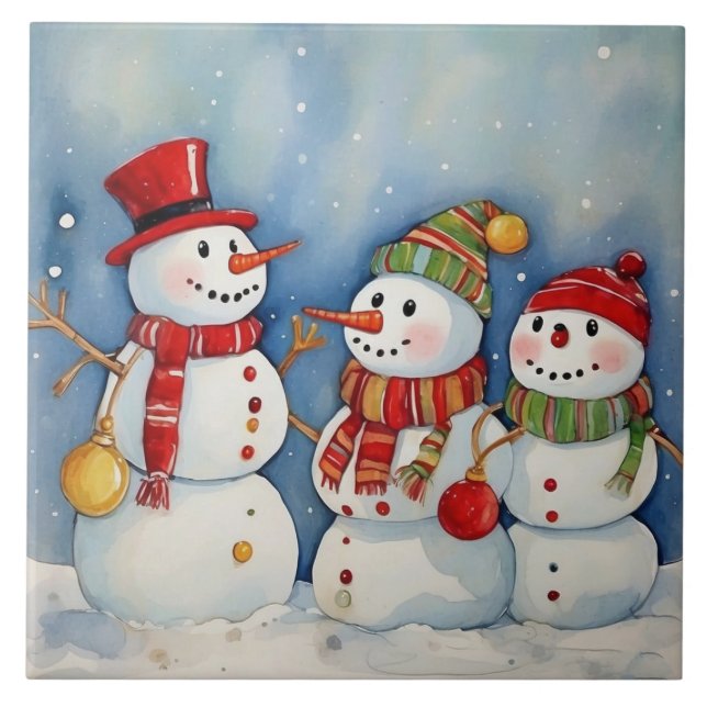 Celebração de Bonecos de Neve (Frente)