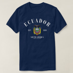 Celebração de Camisa T-Bandeira Vibrante do Equado