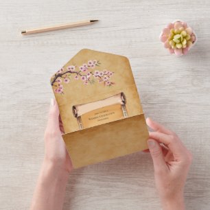 Celebração de Casamento com Cerejeira Japonesa