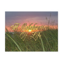 Celebração de convites à vida Sunset