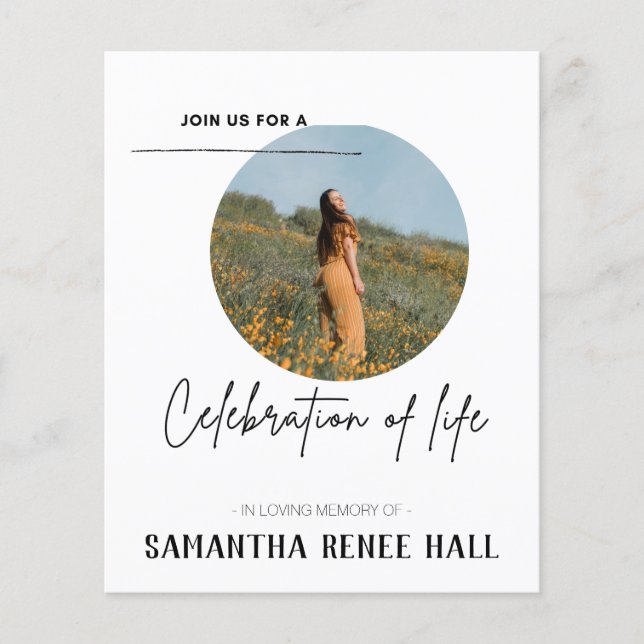 Celebração de Fotos Orçamentárias do Convite de Vi (Frente)