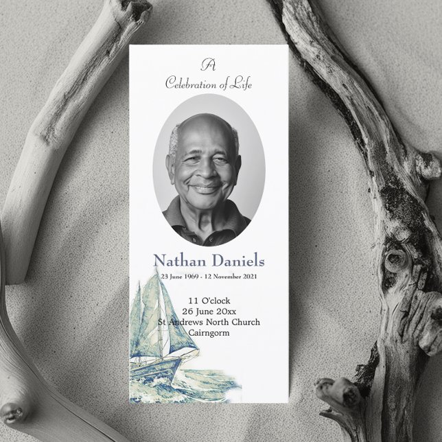 Celebração de Iate Azul do Cartão de Vida (Criador carregado)